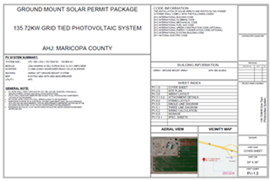 industrial solar project